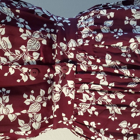 Classic Floral Tea Length Warren Z Dress - Picture 6 of 13